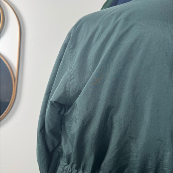 Rare vintage reversible winter jacket jet from the 90s | Medium | Forest Green - Picture 4 of 11